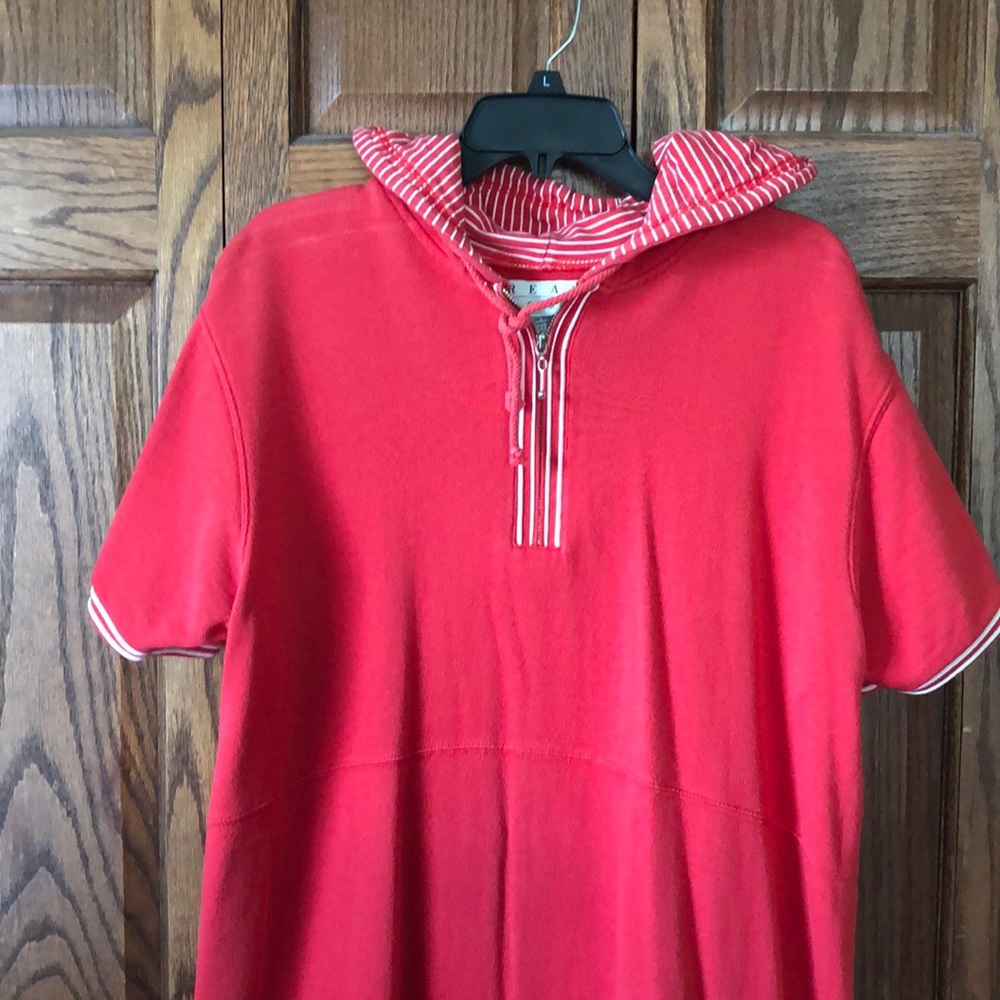 Lounge wear-dress with hoodie